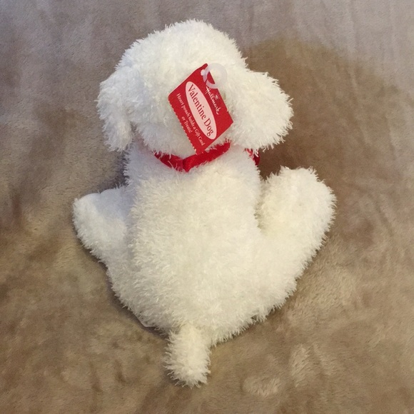 Hallmark White Valentine Puppy Dog - Picture 3 of 3